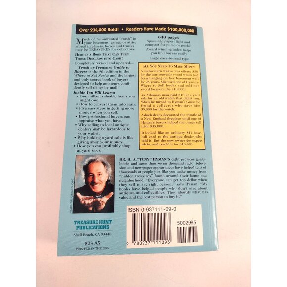 Hymans Trash Or Treasure Guide To Buyers 9th Edition Valuables Collection - Picture 2 of 3